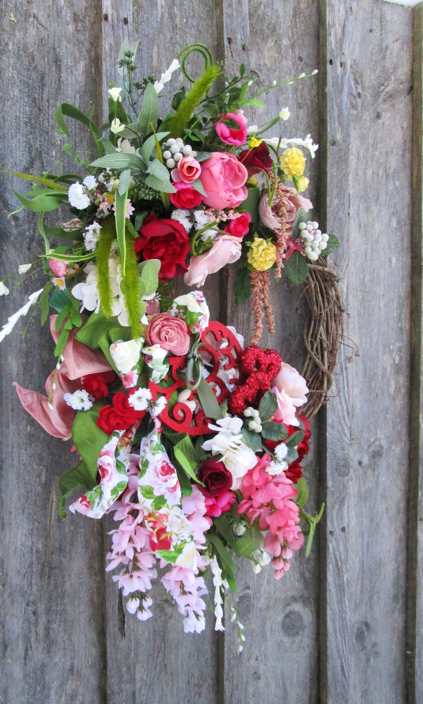 Duxbury Garden Heart Wreath