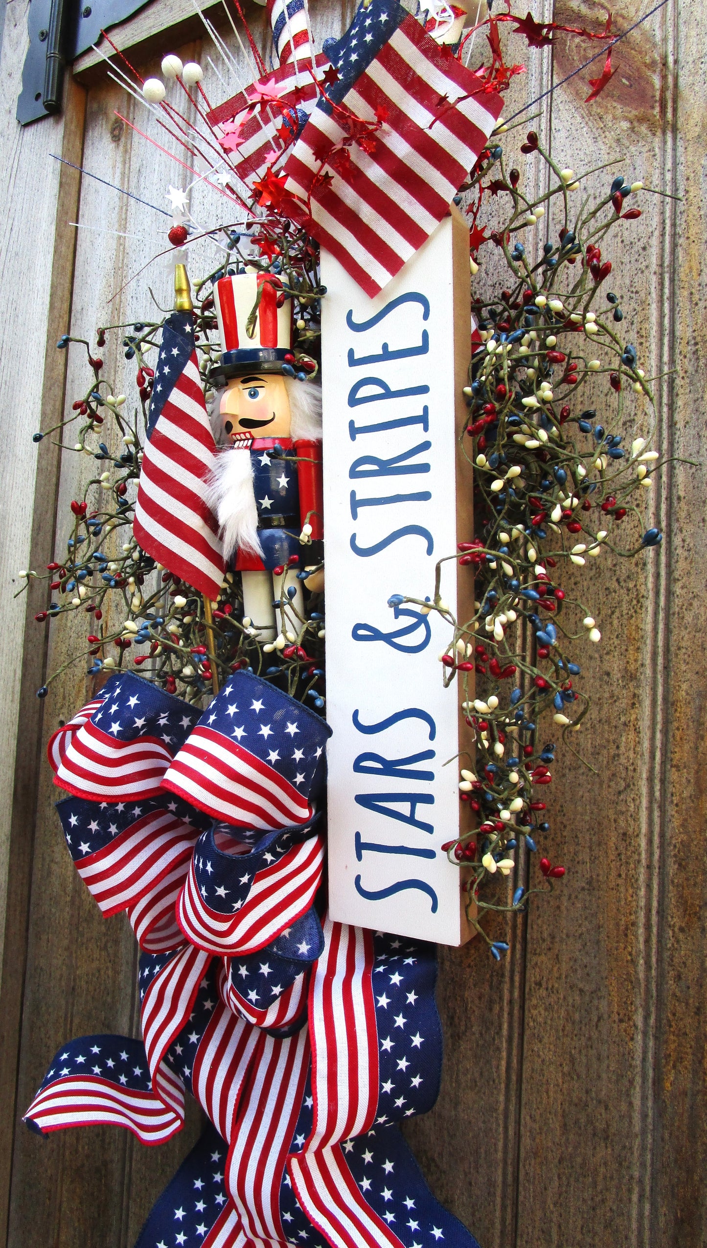 Stars and Stripes Nutcracker Swag