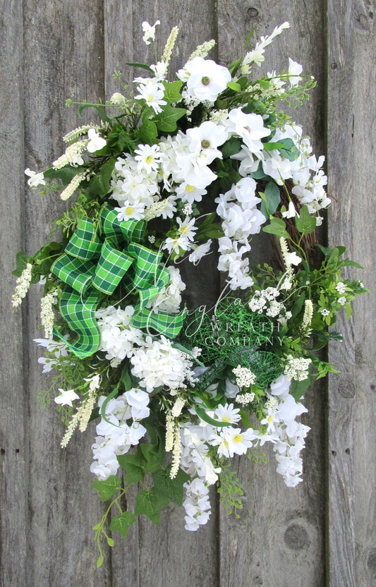 Country Cottage St. Patrick's Day Wreath