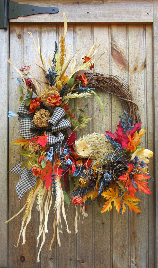 Woodland Hedgehog Wreath