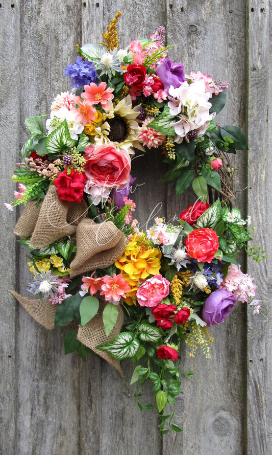 Cambridge Garden Wreath