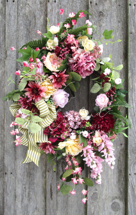 Brattleboro English Garden Wreath