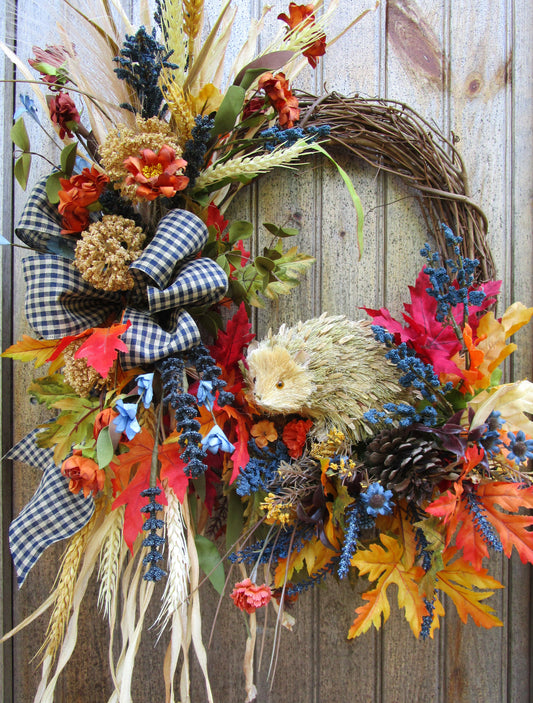 Woodland Hedgehog Wreath