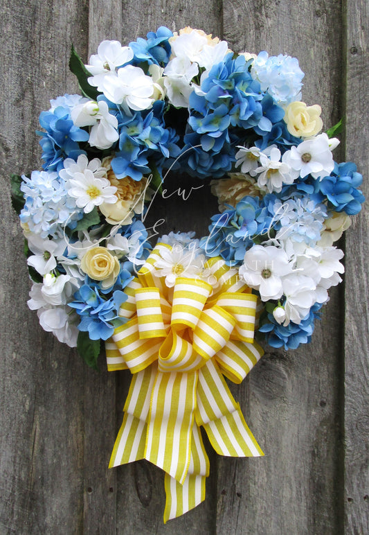 Mansfield Hydrangea Wreath