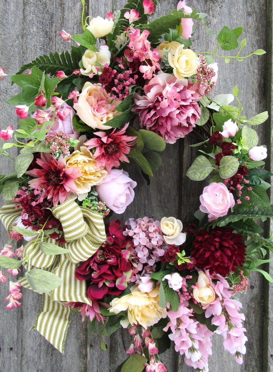 Brattleboro English Garden Wreath