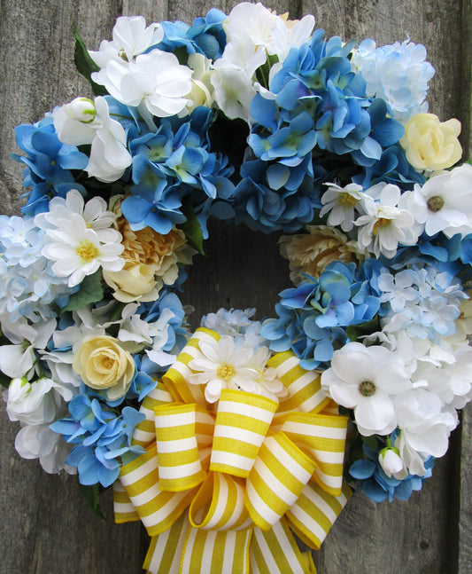 Mansfield Hydrangea Wreath