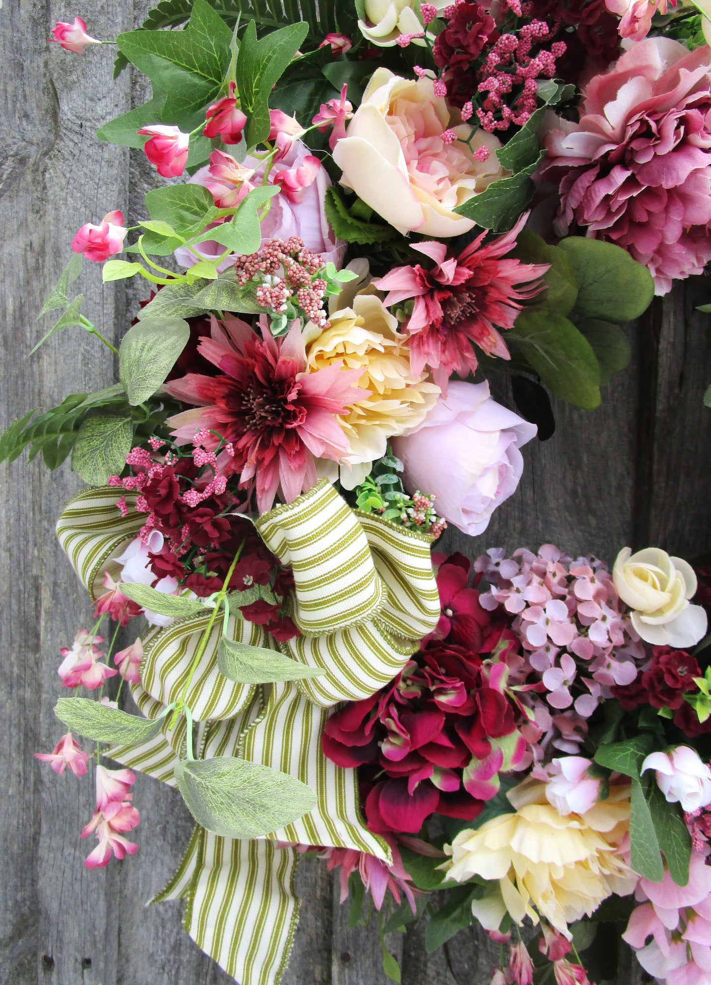 Brattleboro English Garden Wreath