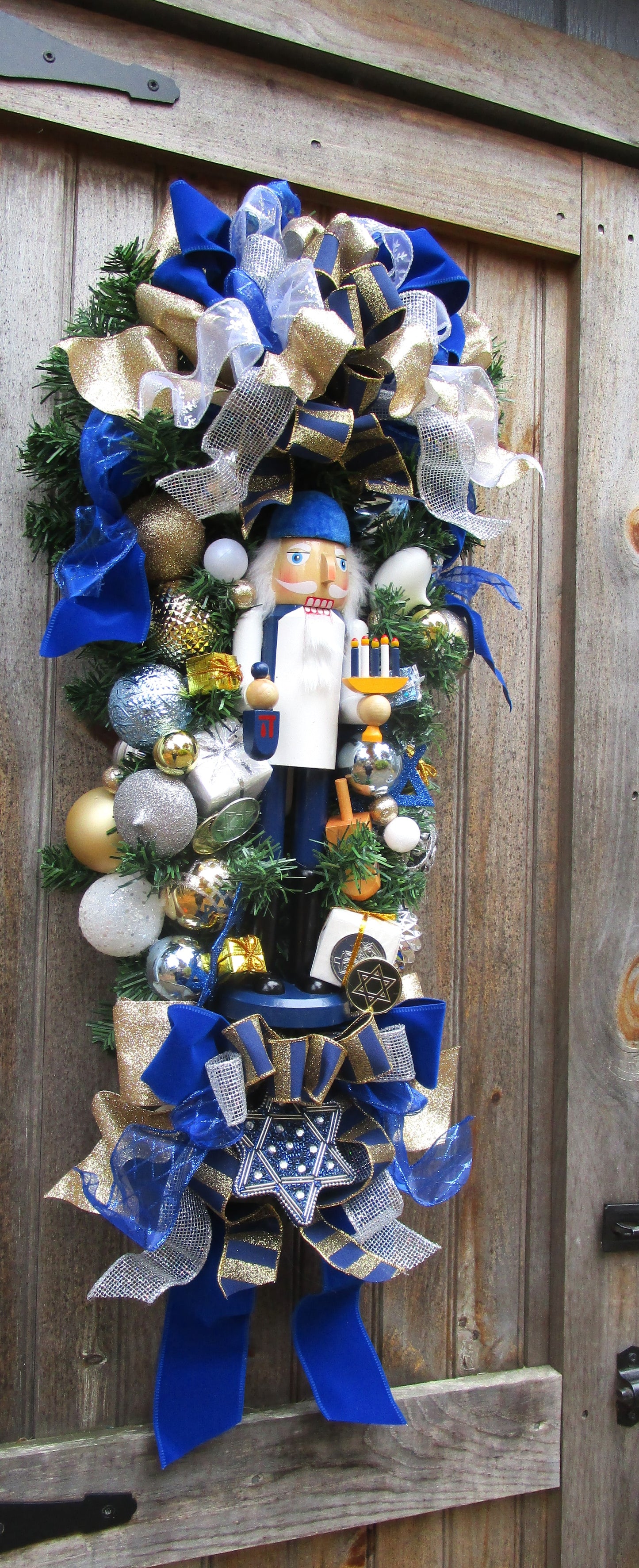 Hanukkah Nutcracker Holiday Swag