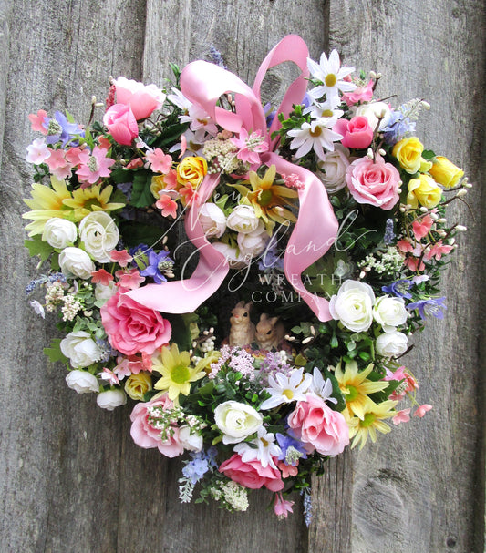 Sweetheart Bunny Wreath