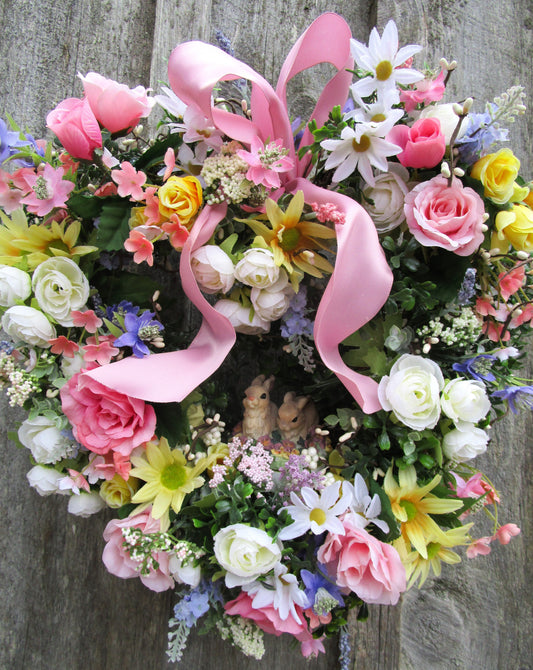 Sweetheart Bunny Wreath