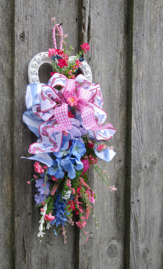Country French Heart Swag