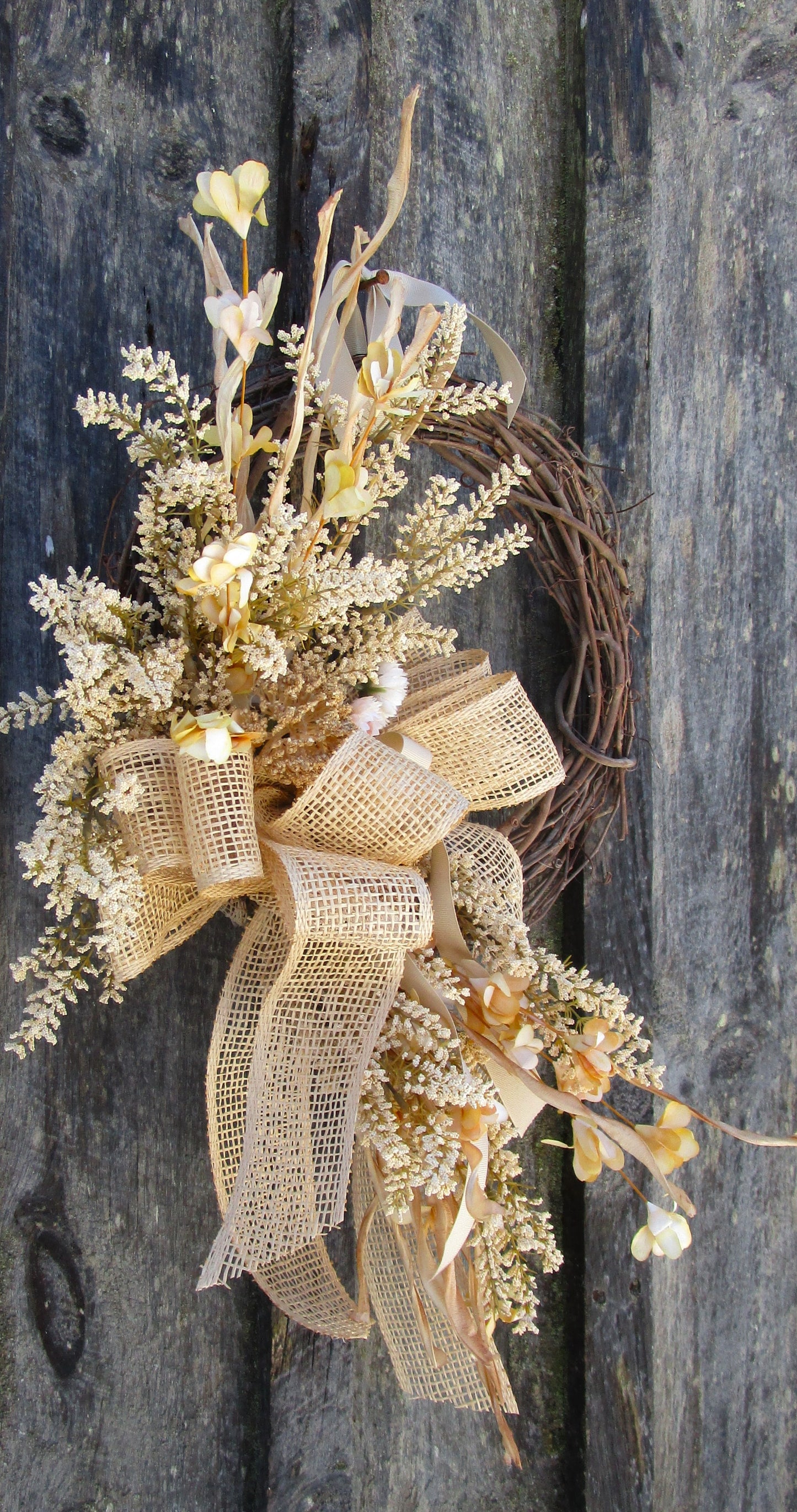 English Countryside Cottage Wreath