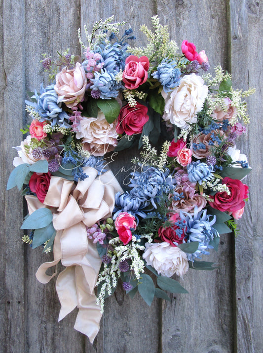 Brookline Victorian Garden Wreath
