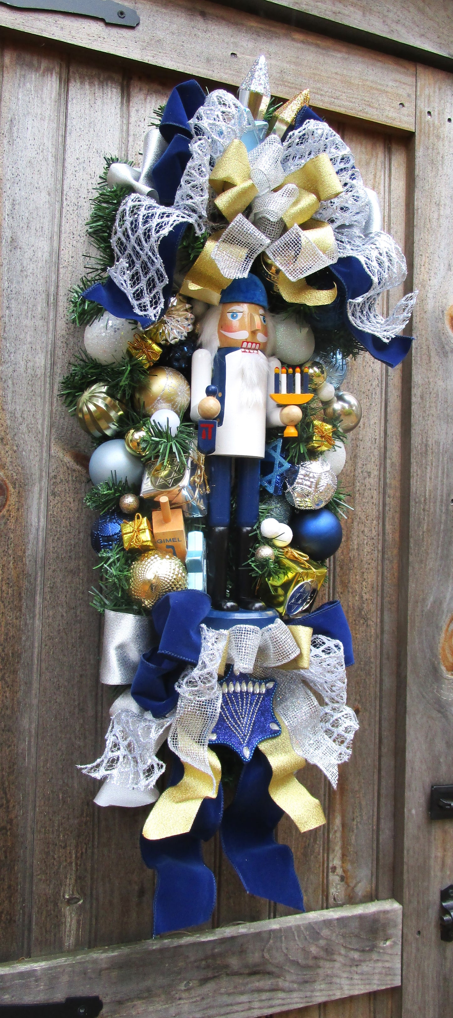 Hanukkah Nutcracker Swag