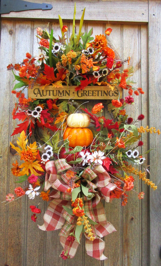 Autumn Greetings Wreath