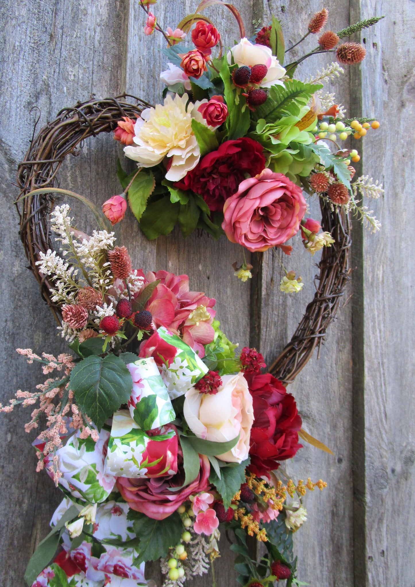 Weston Cottage Heart Wreath