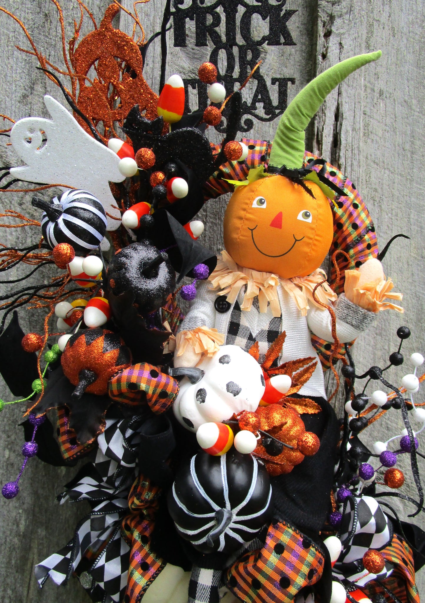 "Little Pumpkin Boy" Halloween Wreath