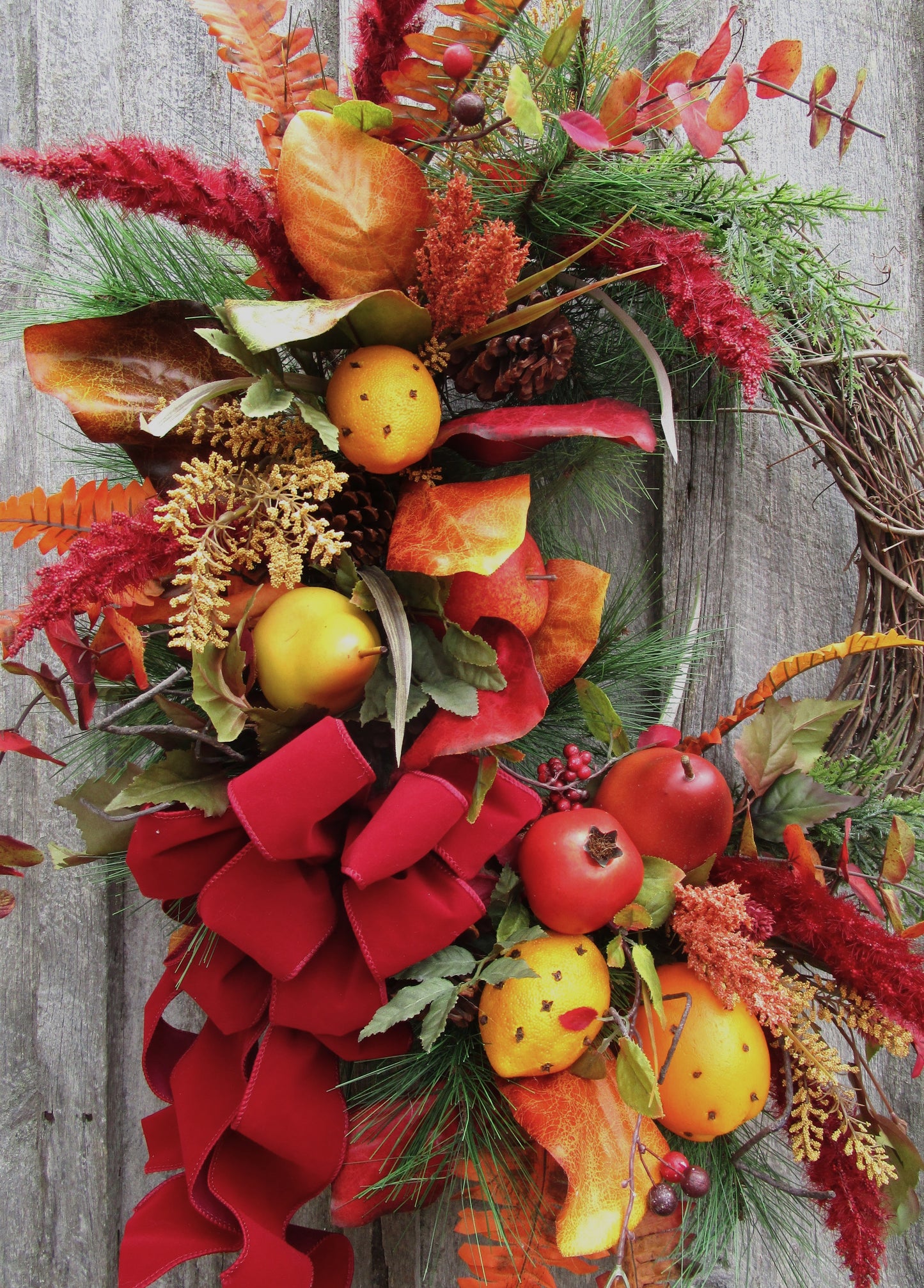 Lexington Holiday Fruit Wreath