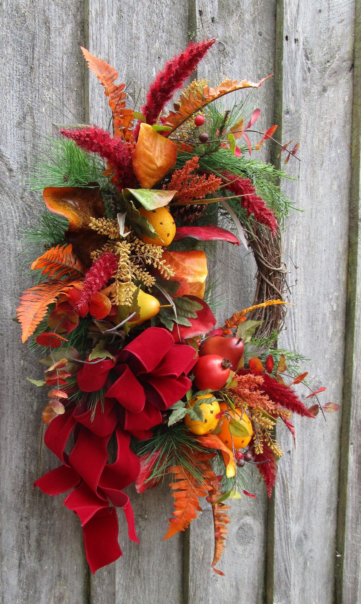 Lexington Holiday Fruit Wreath