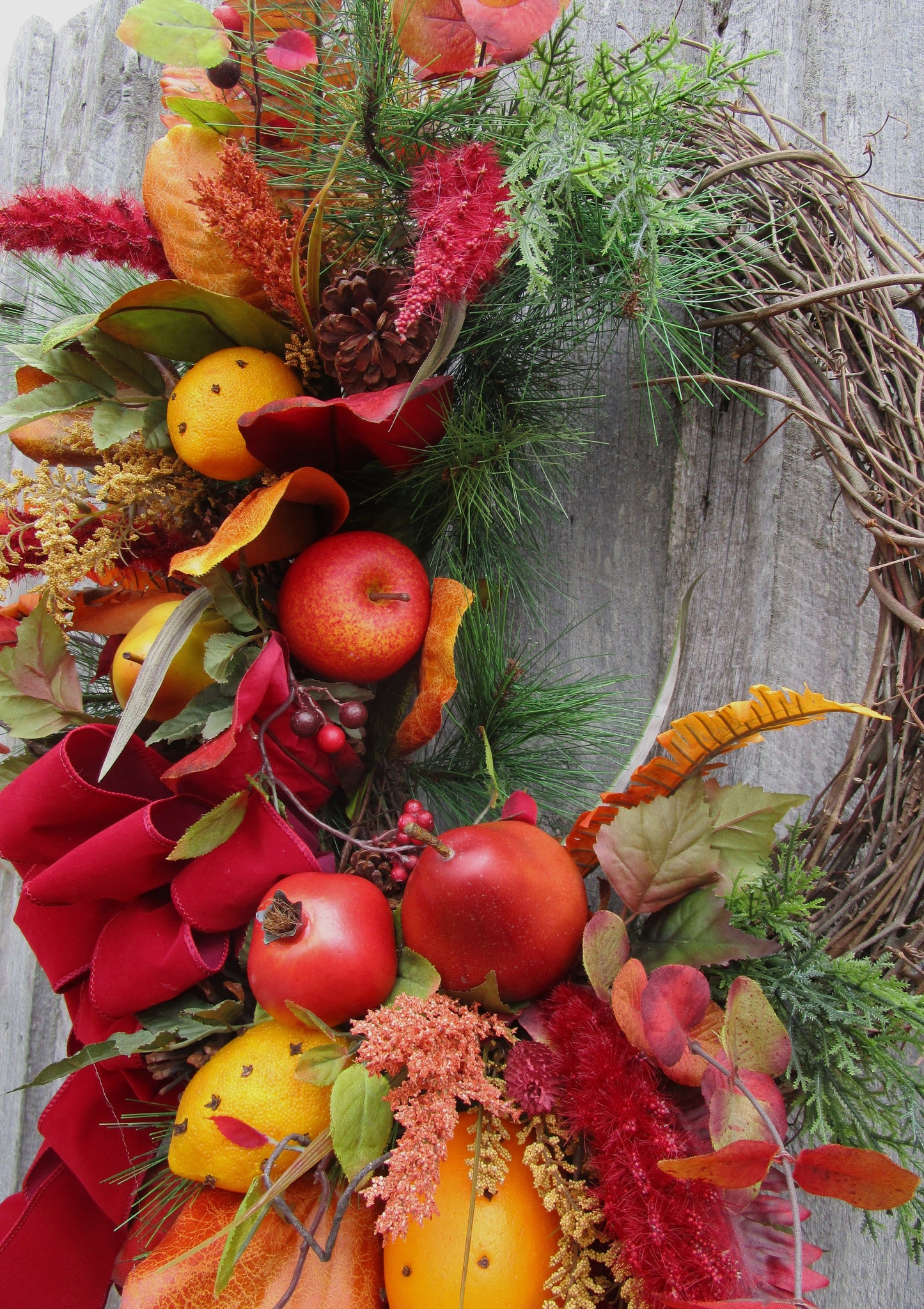 Lexington Holiday Fruit Wreath