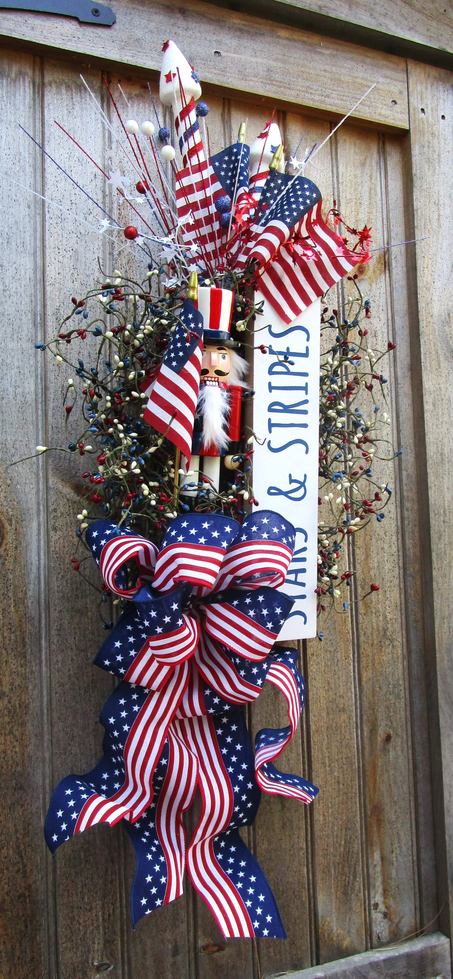 Stars and Stripes Nutcracker Swag