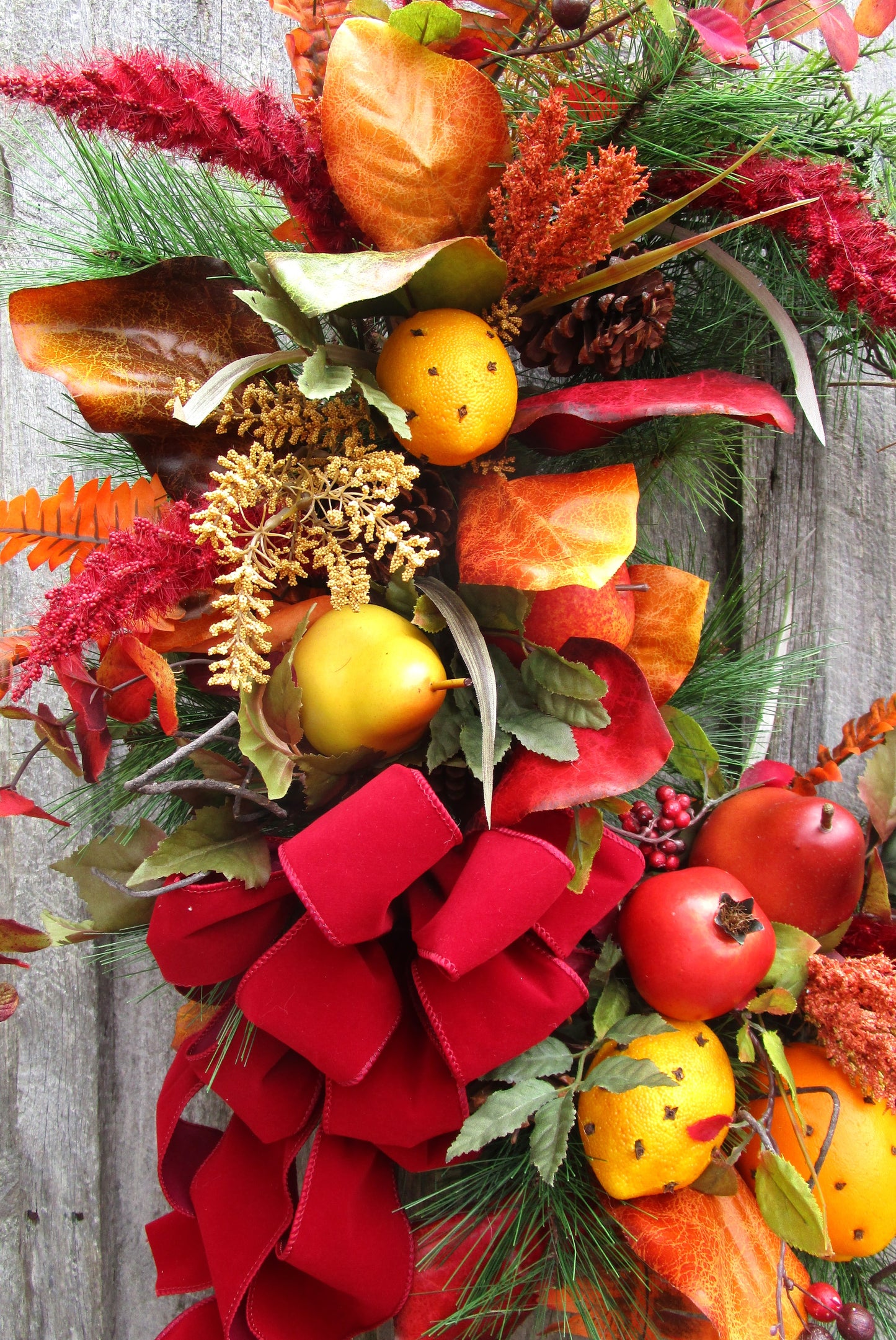 Lexington Holiday Fruit Wreath