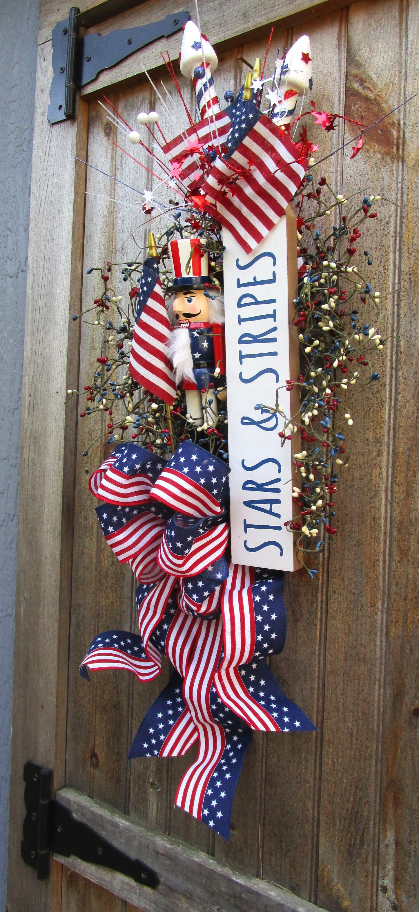 Stars and Stripes Nutcracker Swag