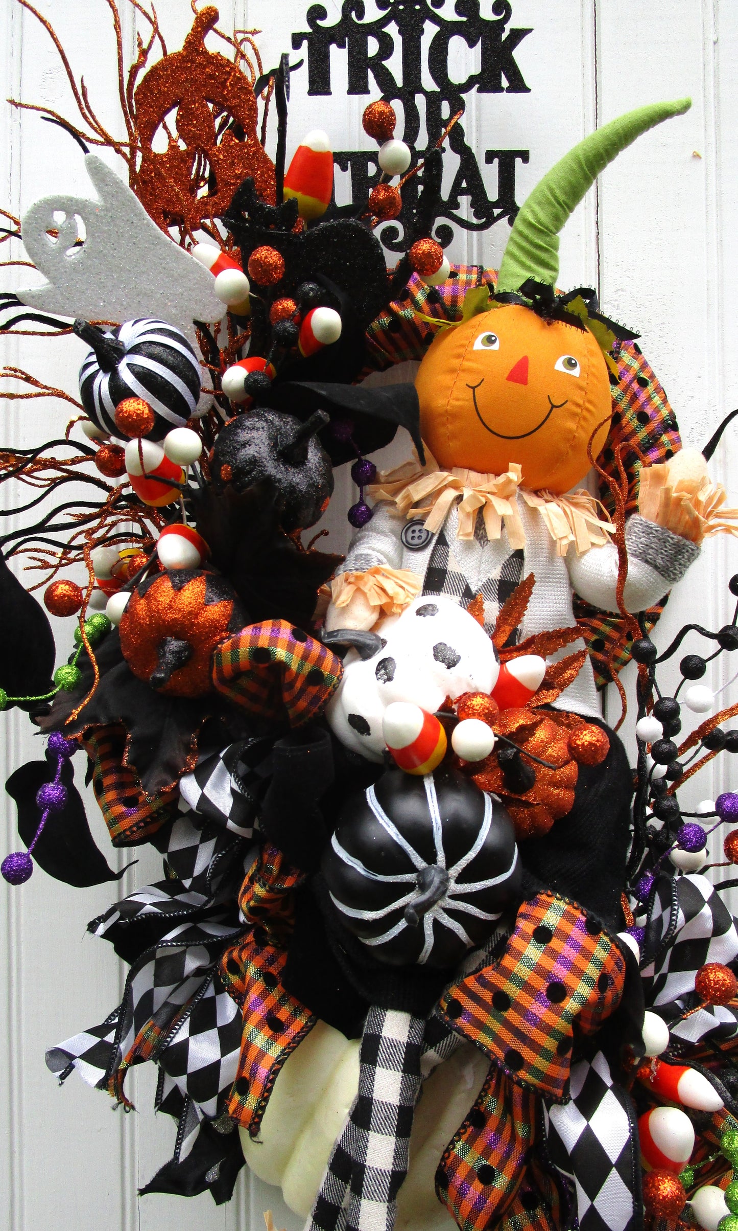 "Little Pumpkin Boy" Halloween Wreath