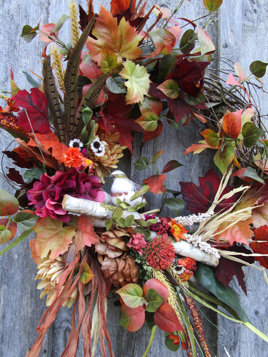Partridge Woodland Wreath