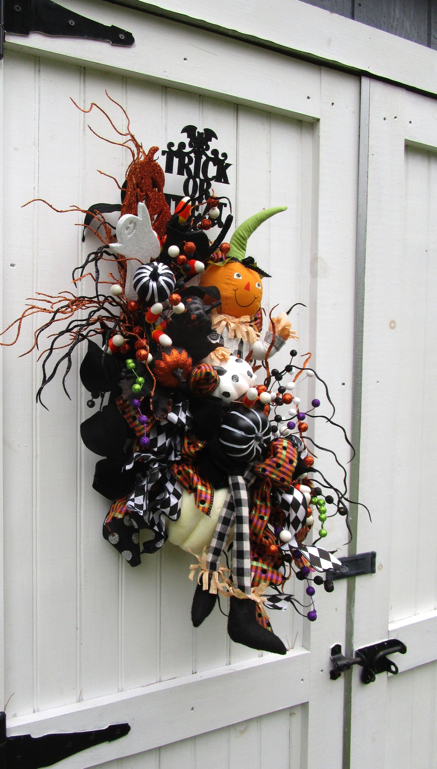 "Little Pumpkin Boy" Halloween Wreath