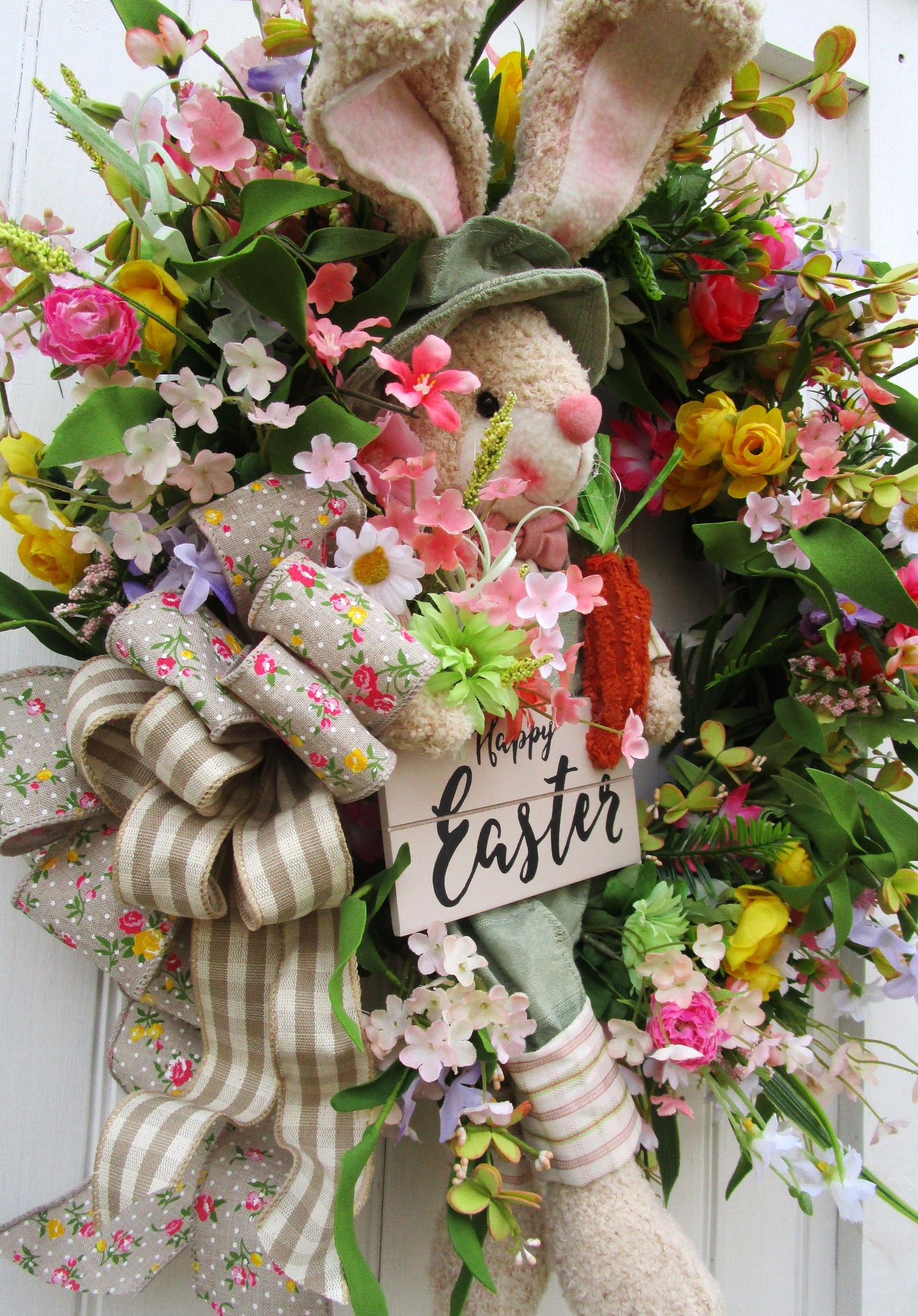 Meadow Garden Bunny Wreath