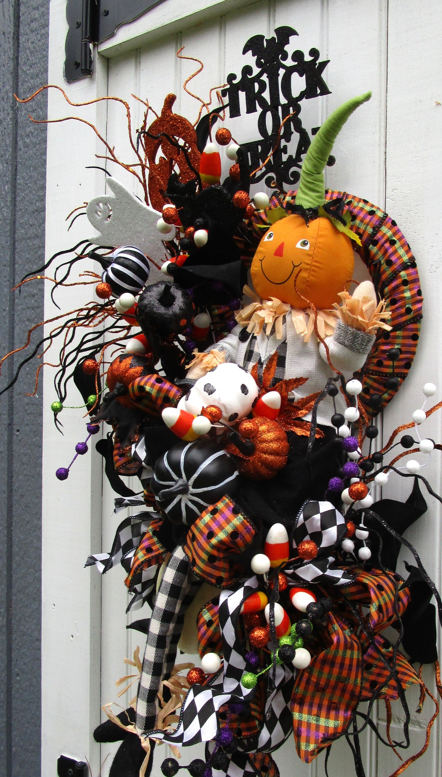 "Little Pumpkin Boy" Halloween Wreath