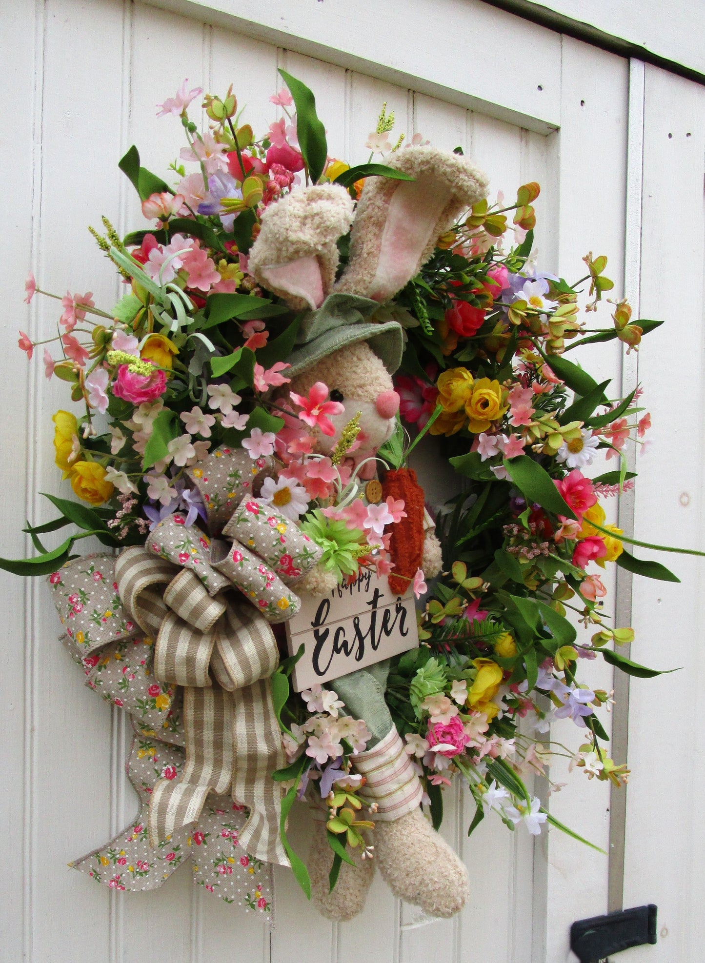 Meadow Garden Bunny Wreath