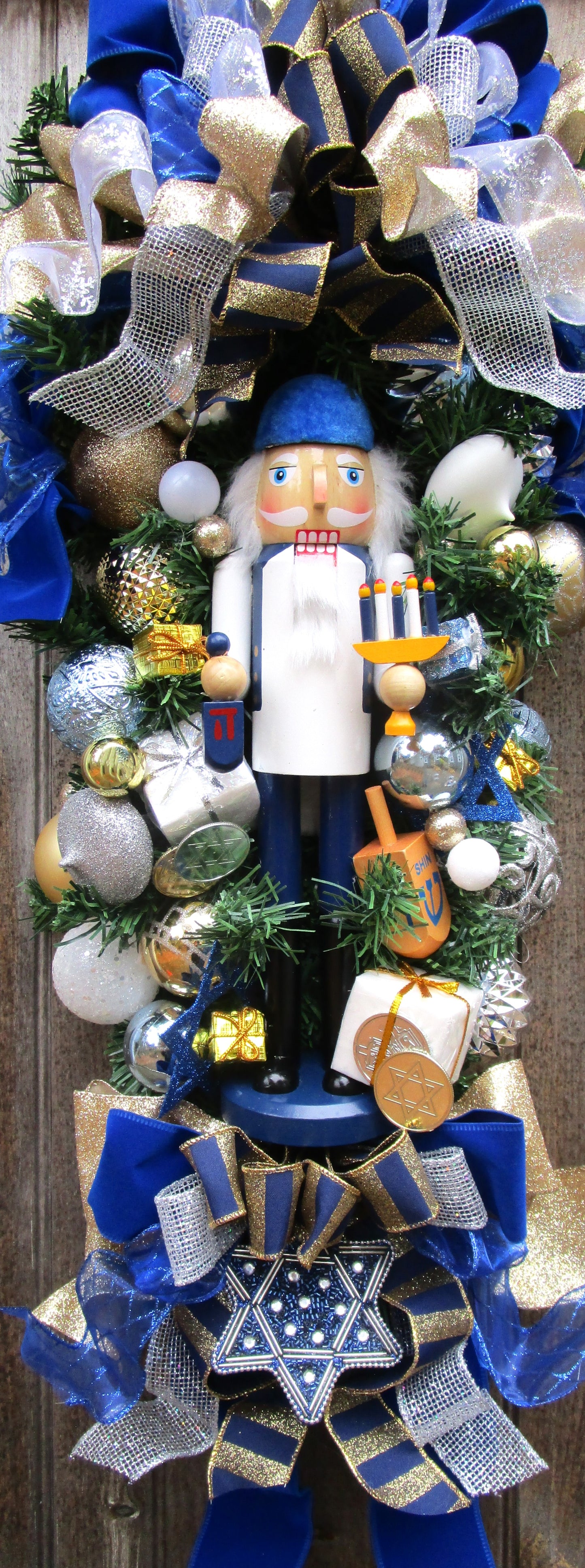 Hanukkah Nutcracker Holiday Swag