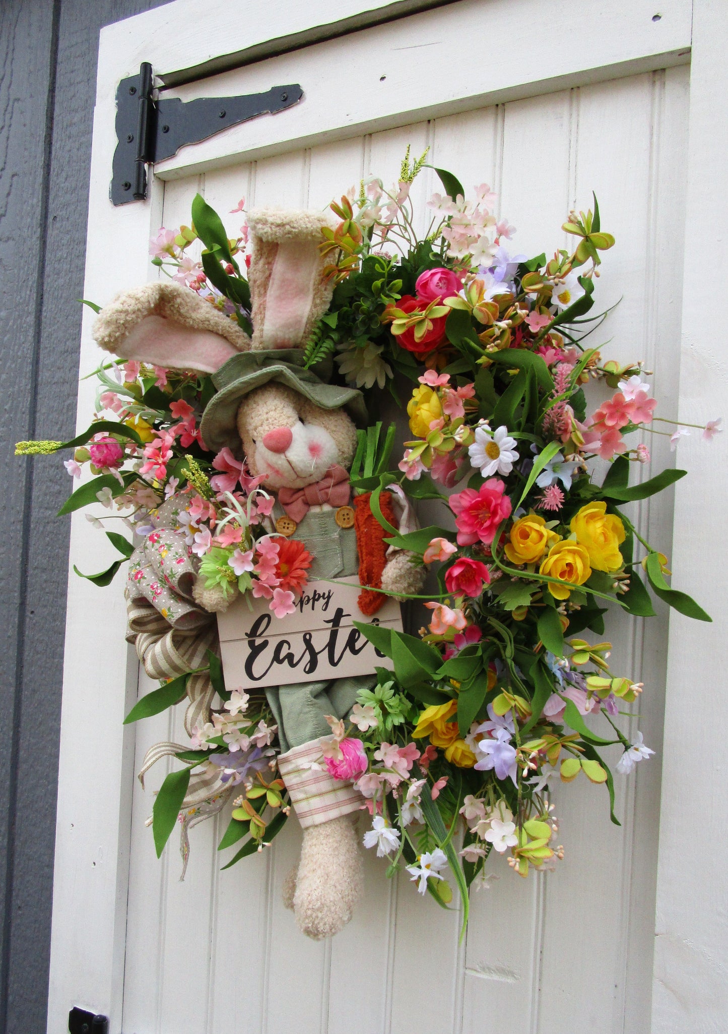 Meadow Garden Bunny Wreath