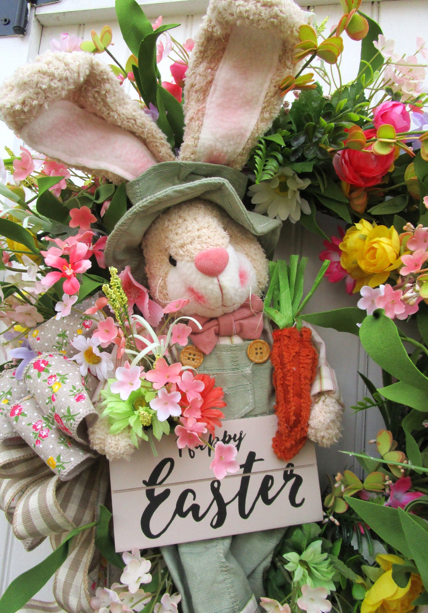 Meadow Garden Bunny Wreath