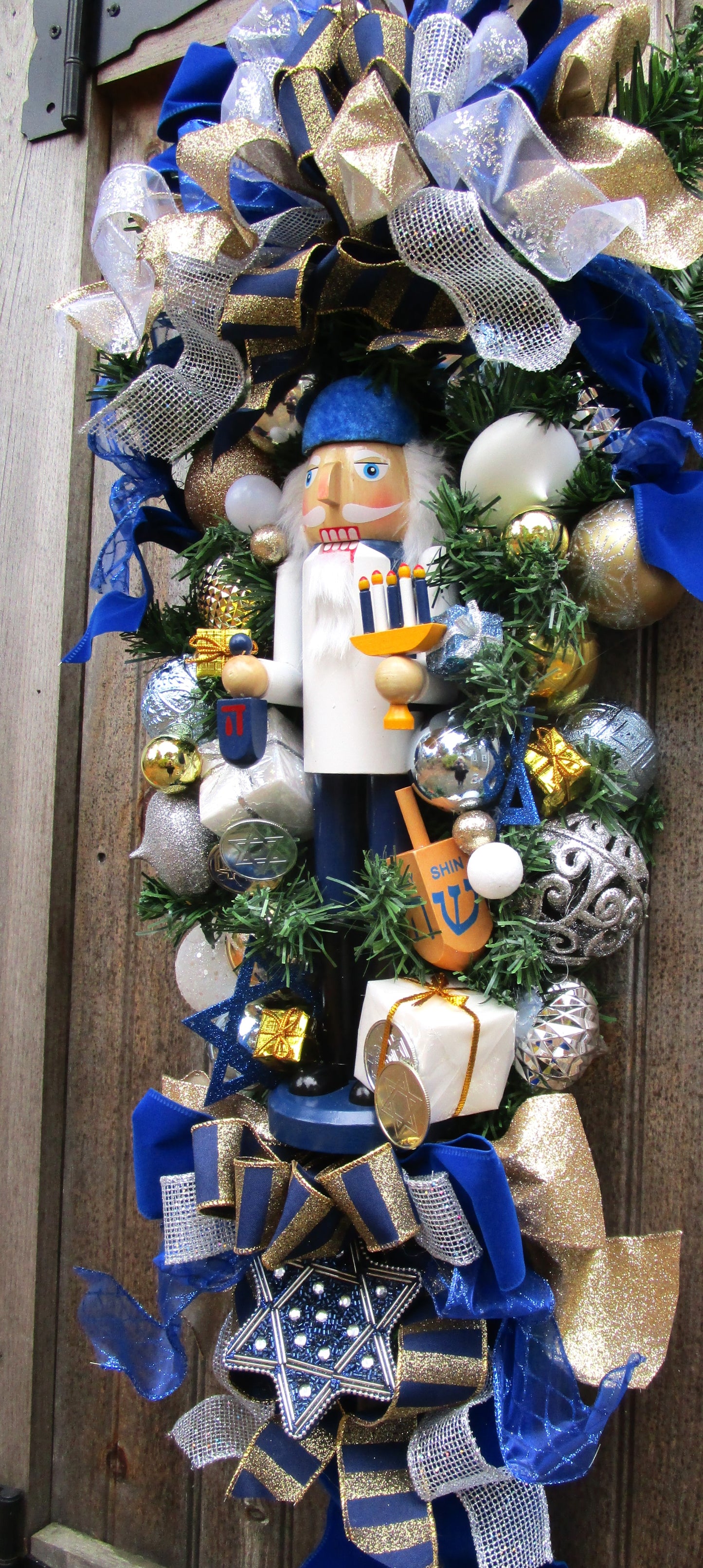 Hanukkah Nutcracker Holiday Swag