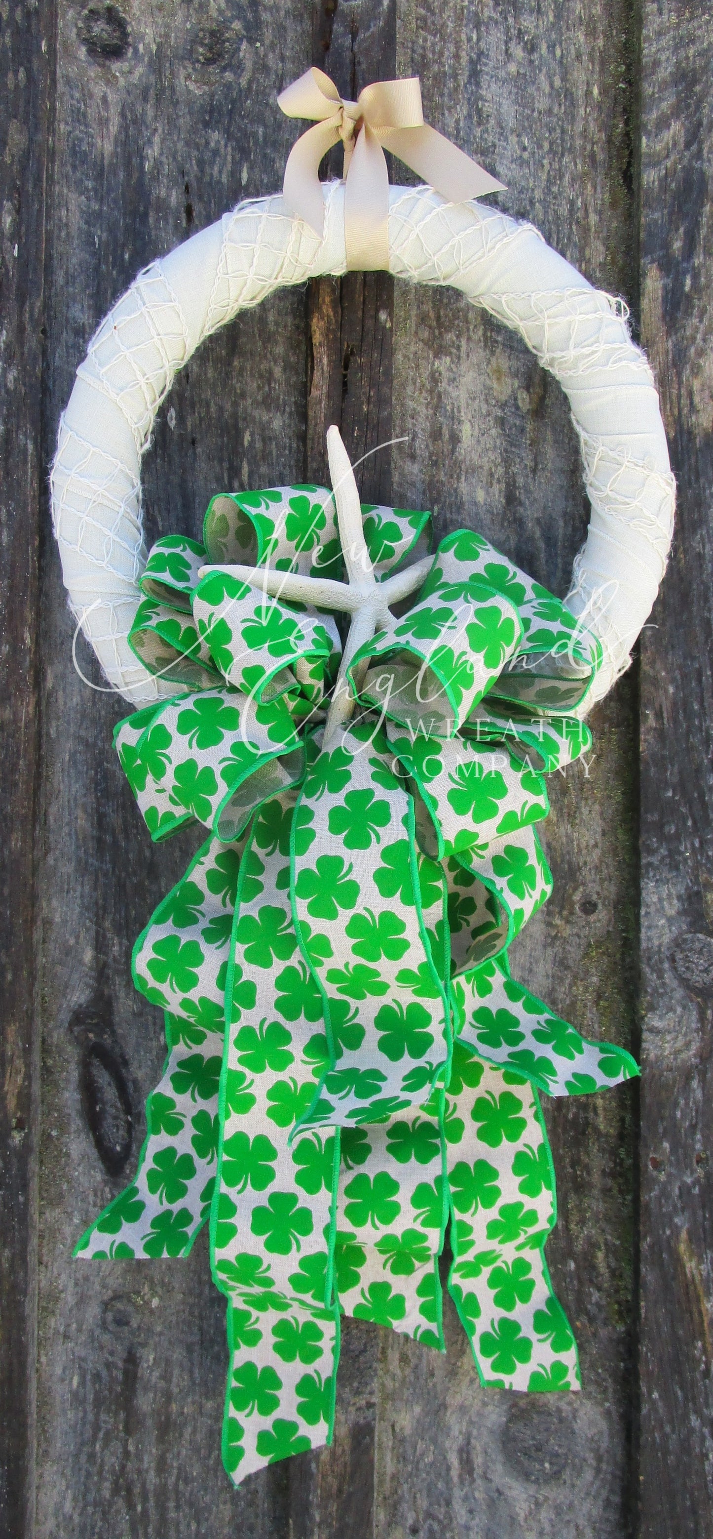 Beach Cottage Clover Wreath