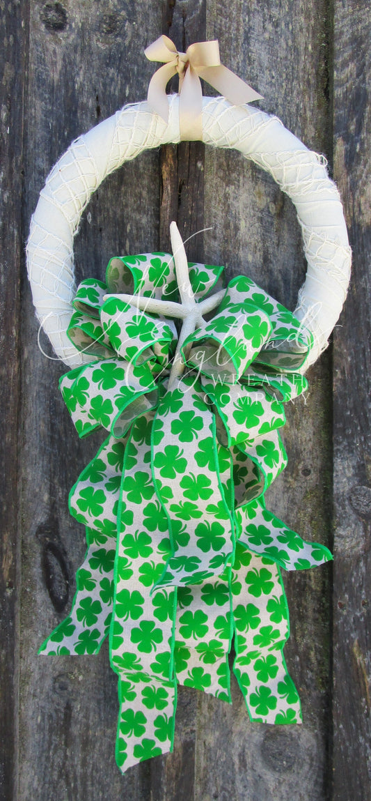 Beach Cottage Clover Wreath