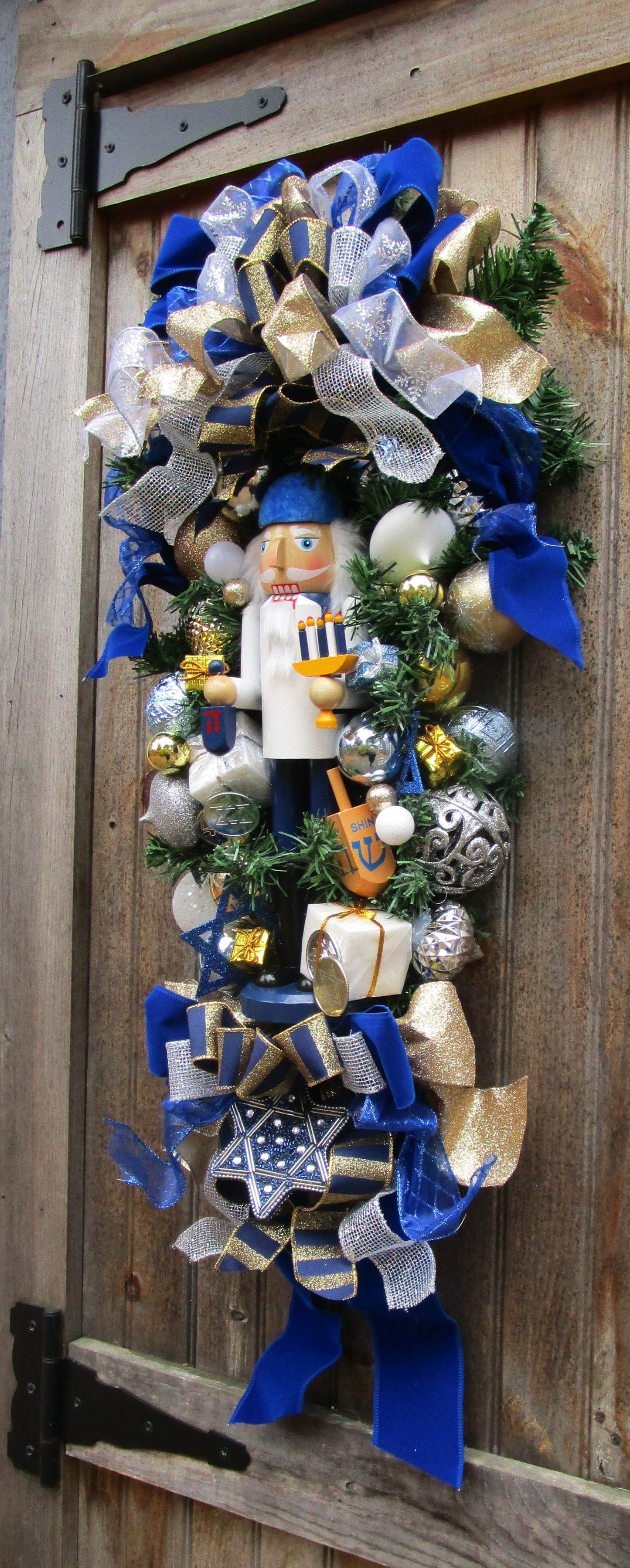 Hanukkah Nutcracker Holiday Swag