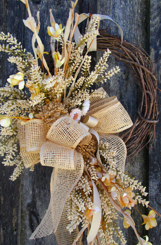 English Countryside Cottage Wreath