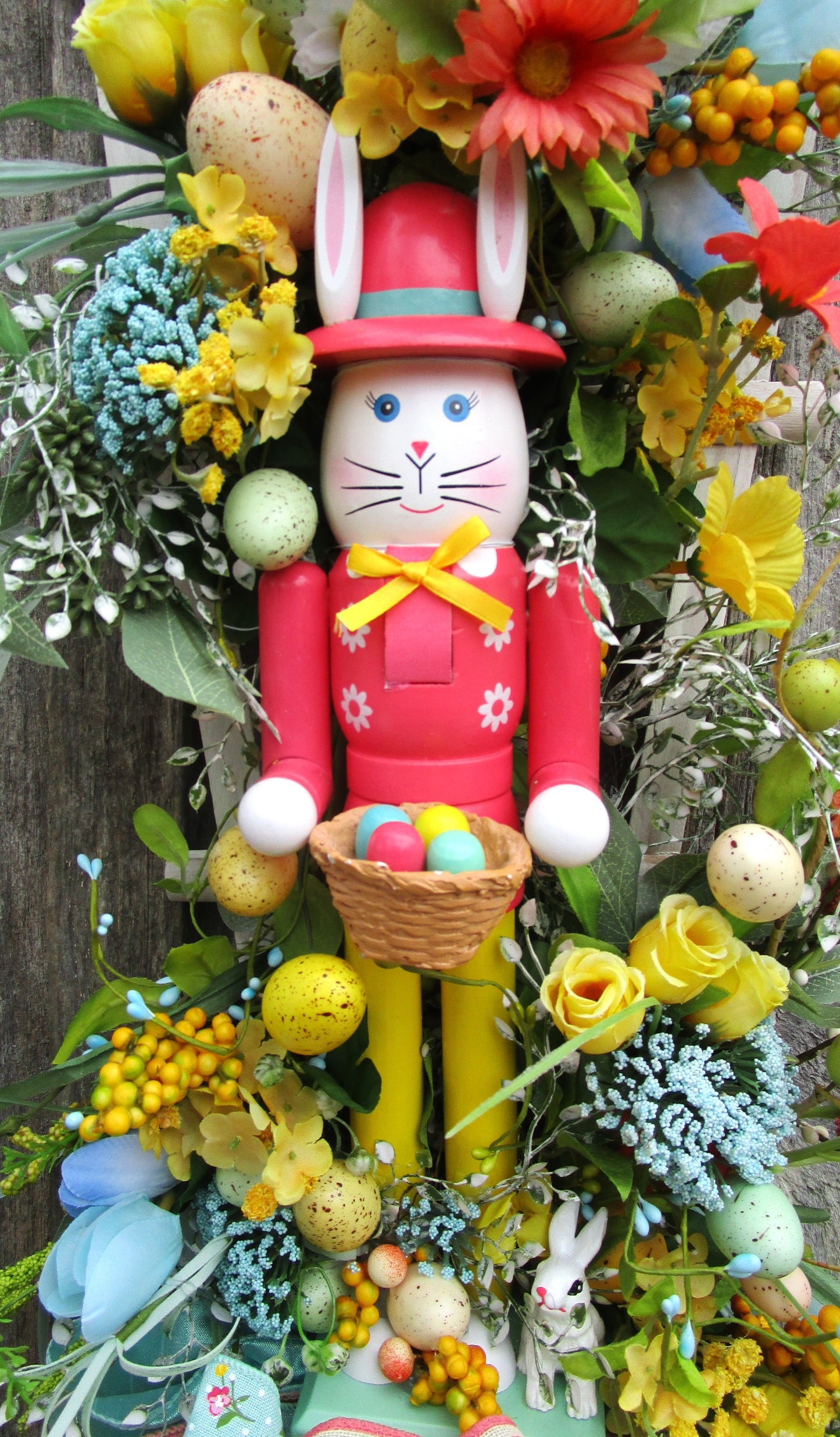 Whimsical Easter Bunny Nutcracker