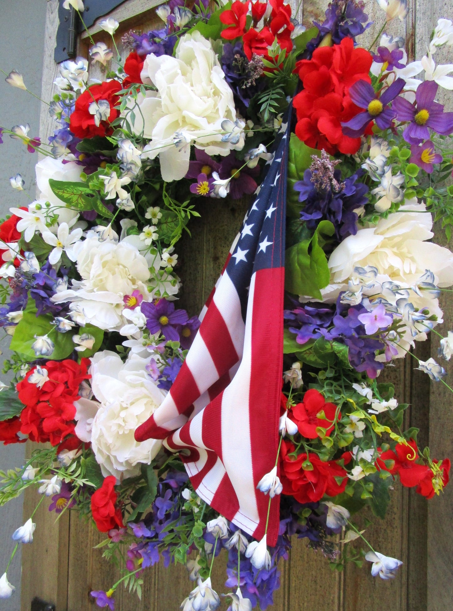 Summer on the Cape Patriotic Wreath