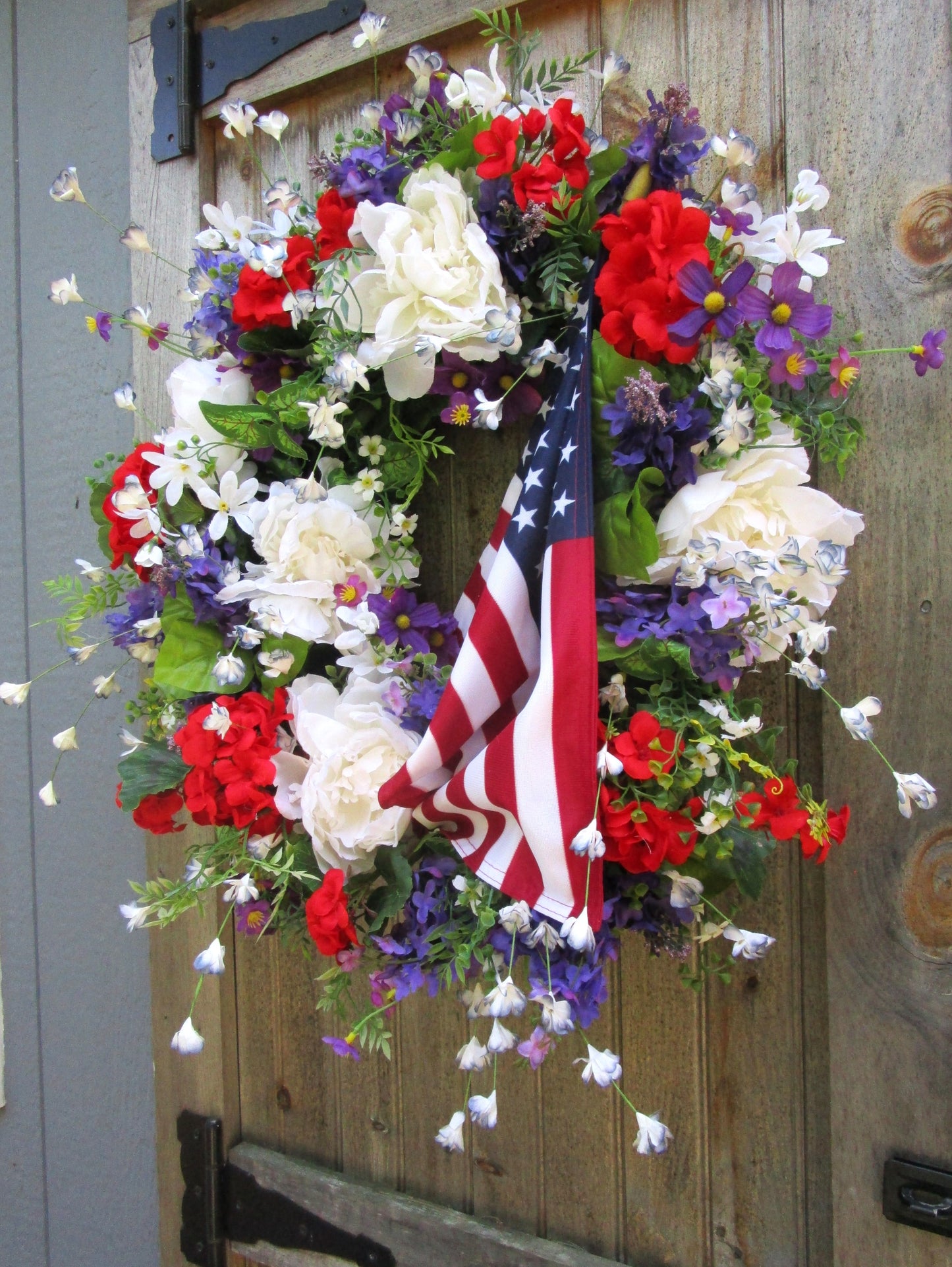 Summer on the Cape Patriotic Wreath