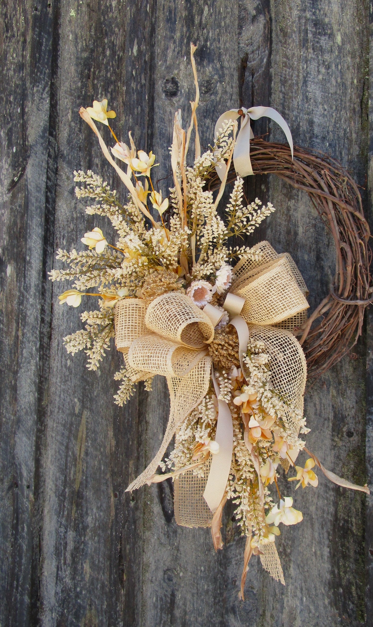 English Countryside Cottage Wreath
