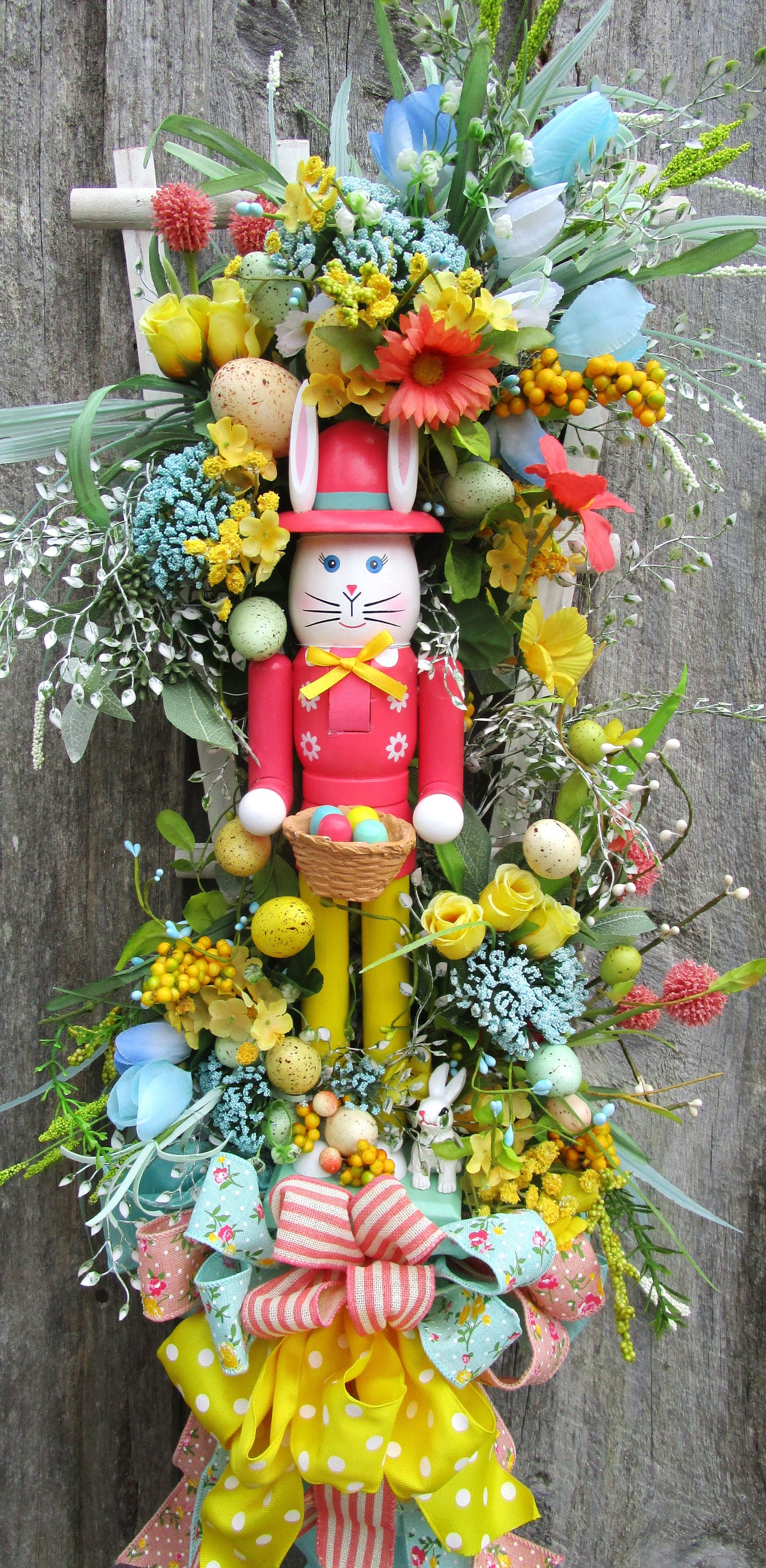 Whimsical Easter Bunny Nutcracker