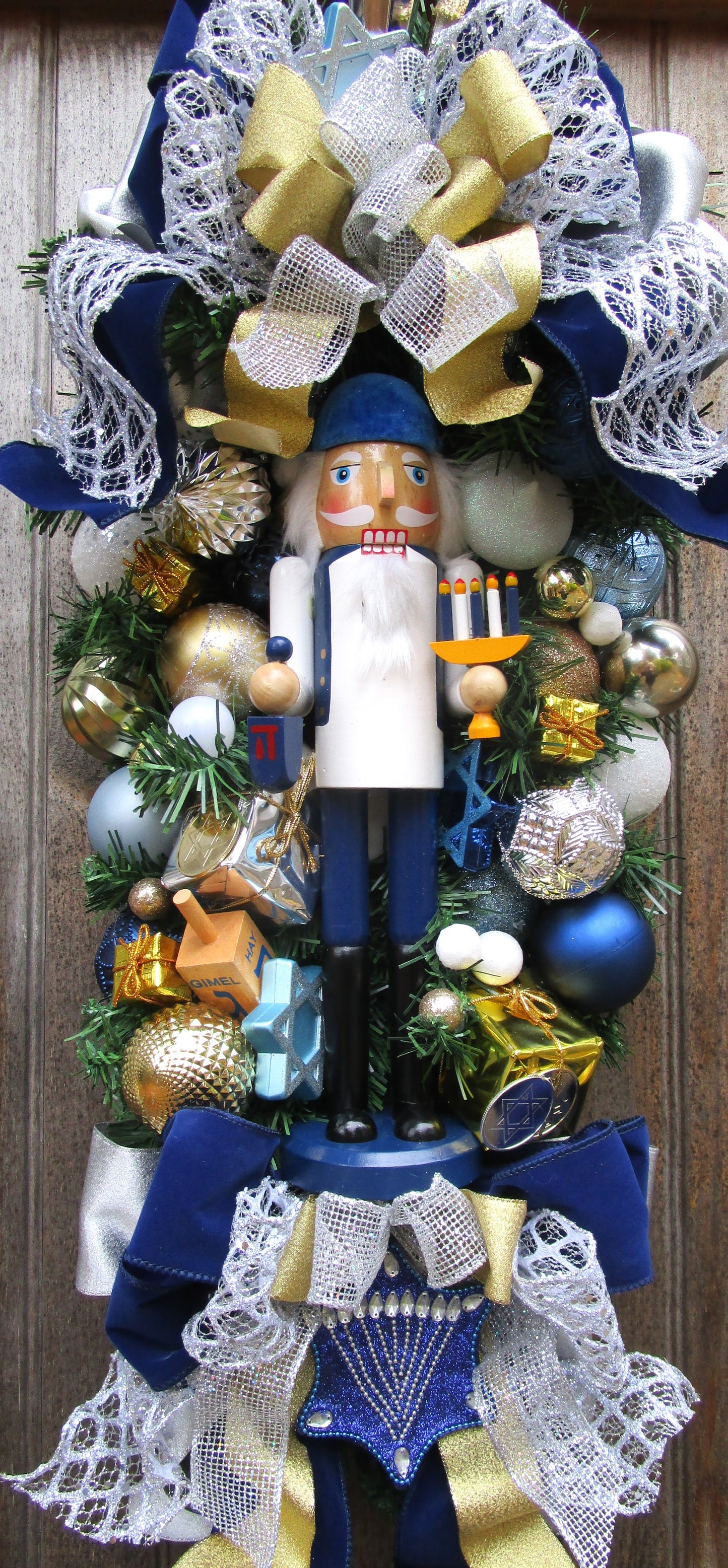 Hanukkah Nutcracker Swag