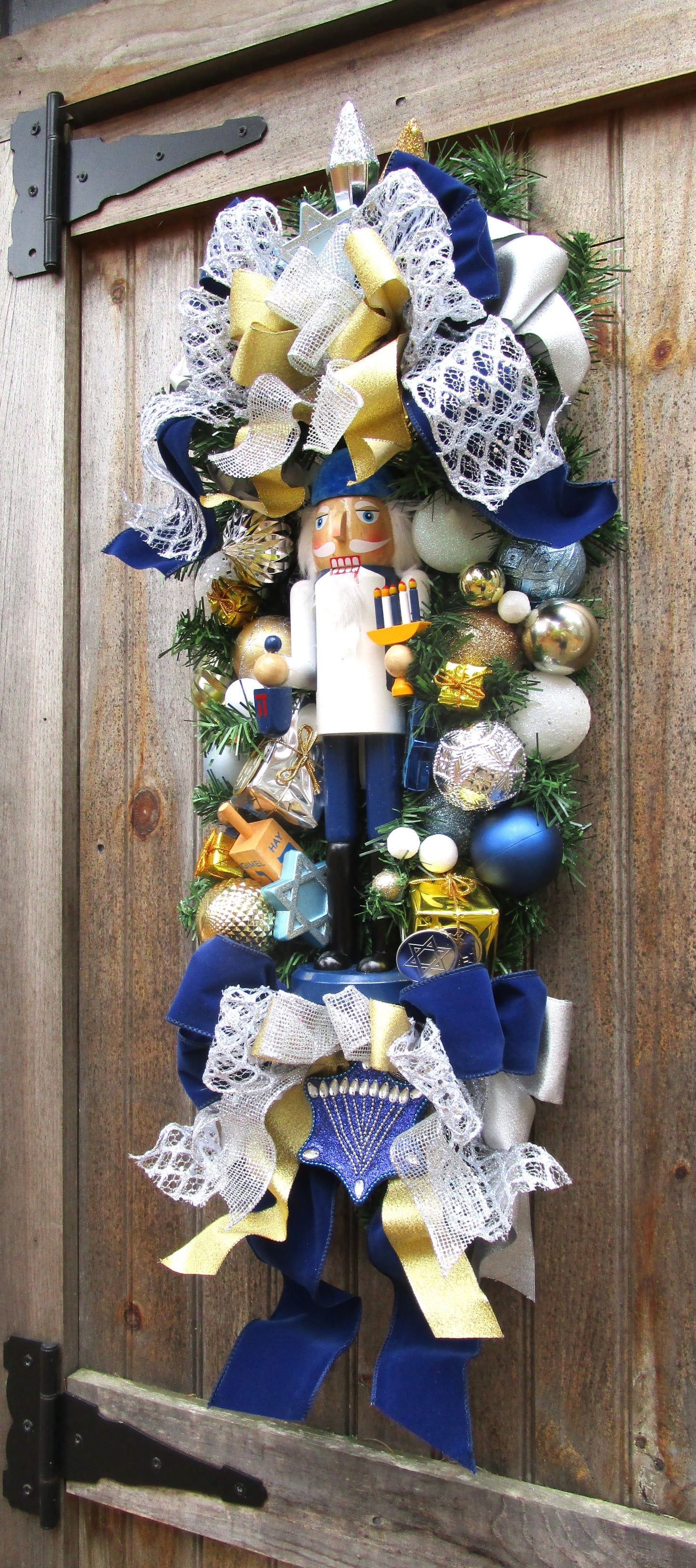 Hanukkah Nutcracker Swag