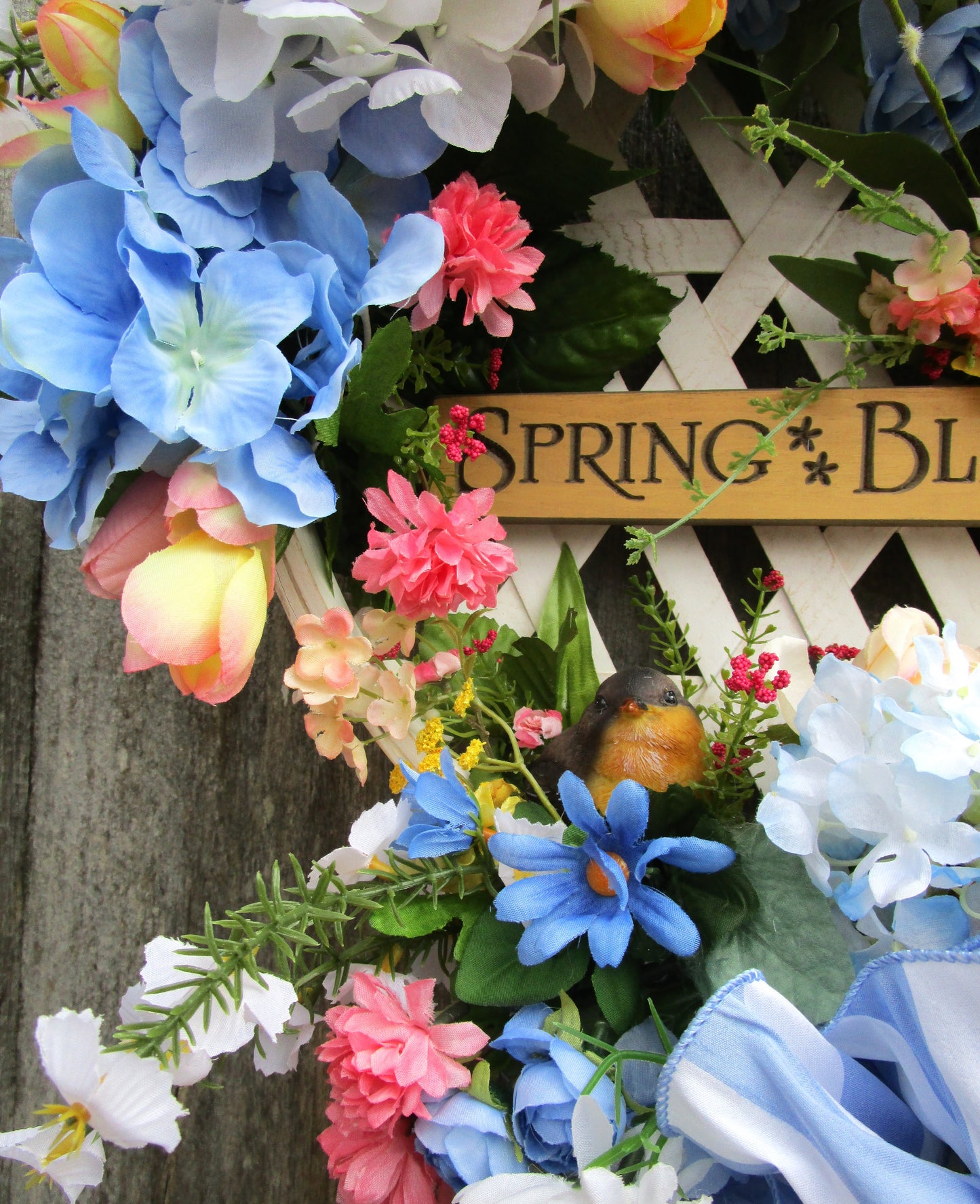 Spring Blessings Garden Wreath