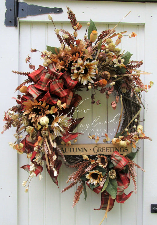 Autumn Greetings Wreath